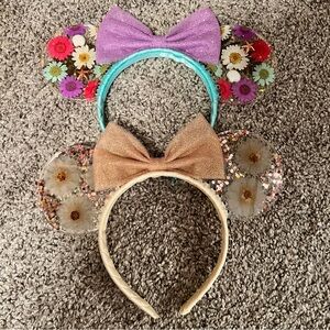 Flower Pressed Acrylic Disney Ears